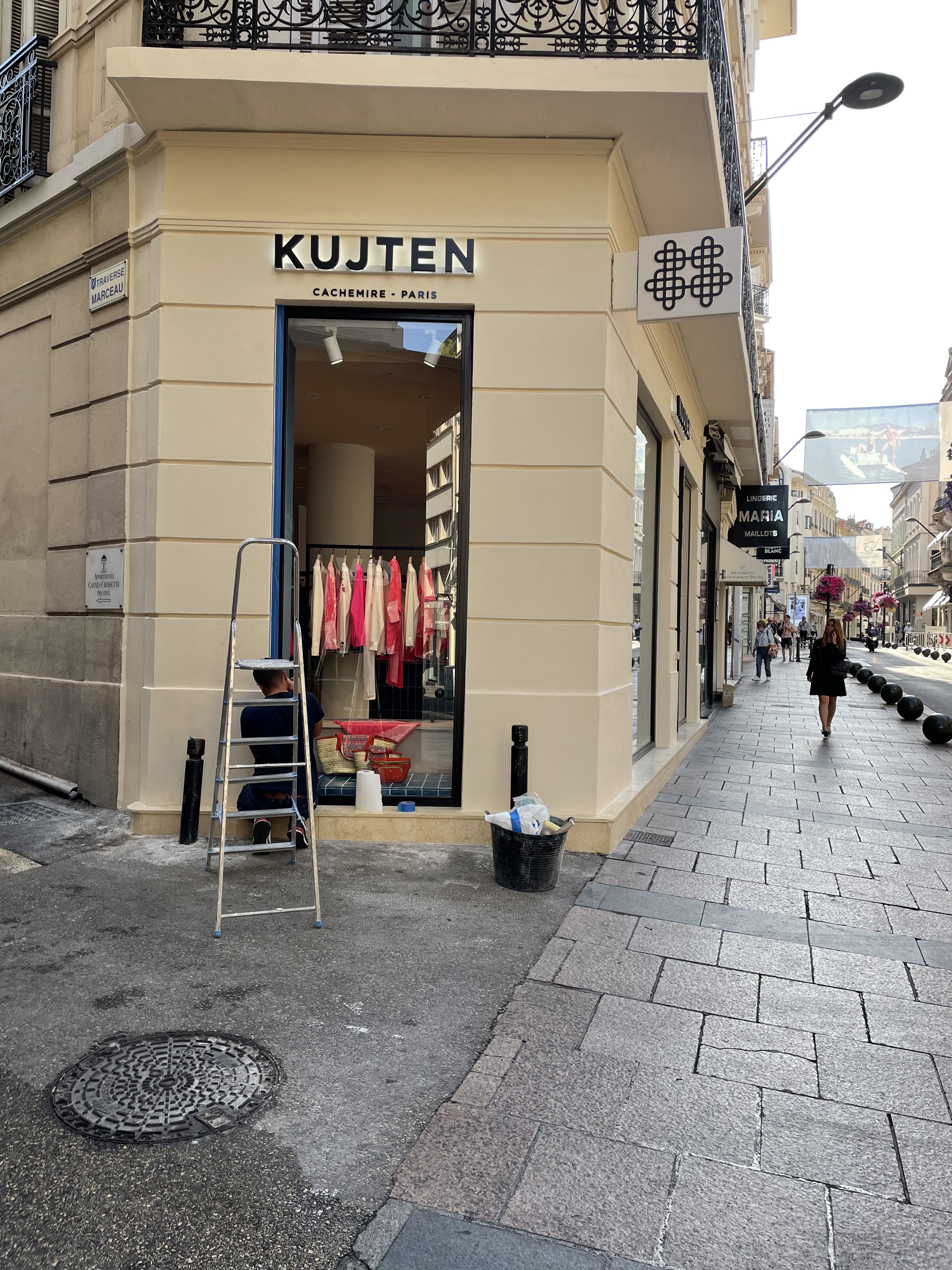 Rénovation boutique Kujten – Cannes